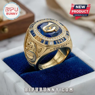 Parramatta Eels NRL Pride Passion Power 1947 Gold Tone Ring