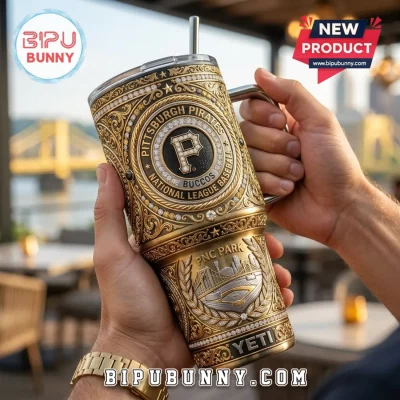 Pittsburgh Pirates YETI Stanley Tumbler 40oz