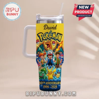 Pokémon Personalized 30th Anniversary 40oz Stanley Tumbler