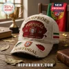Distressed beige Portugal baseball cap with gold 'CAMPEÕES PORTUGAL 20 26 GARRA PAIXÃO GLÓRIA' text and Portuguese coat of arms!