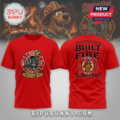 Premium Scooby-Doo Firefighter Built By Fire Dept Shirt