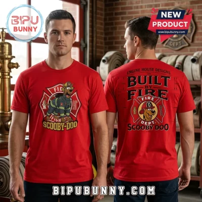 Premium Scooby-Doo Firefighter Built By Fire Dept Shirt