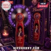 Prince purple fan with glowing LED text 