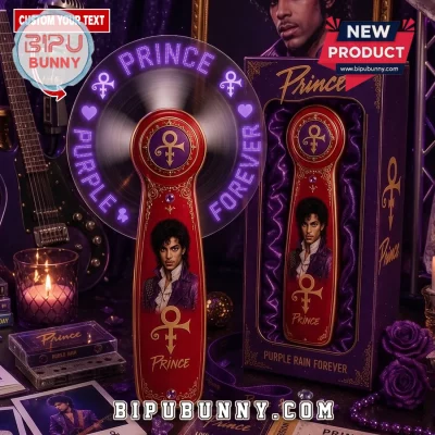 Prince Purple Rain Customizable LED Hand Fan