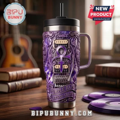 Prince Purple Rain x YETI Limited Edition Insulated Handle Tumbler