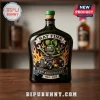 Black liquor bottle with Rat Fink driving hot rod illustration, flaming background, 63rd Anniversary 1963-2026 text logo!