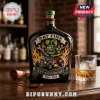 Rat Fink 63rd Anniversary bottle design featuring a green hot rod rat with flames and wrench in retro graphic style!