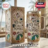 Red Hot Chili Peppers metal tumbler with ornate gold trim, California map, and hand-drawn rock band band art graphics!