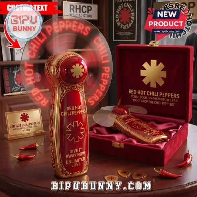 Red Hot Chili Peppers World Tour Premium LED Hand Fan
