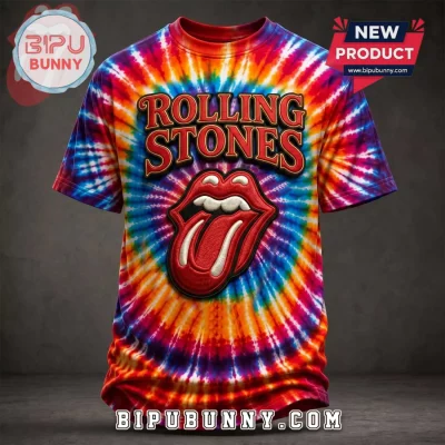 Rolling Stones Lips Logo Psychedelic 2026 Rock Band Shirt