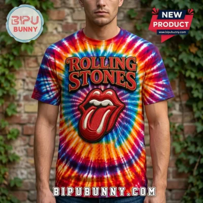 Rolling Stones Lips Logo Psychedelic 2026 Rock Band Shirt