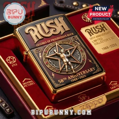 Rush 58th Anniversary Zippo Legends of Progressive Rock Collector’s Lighter