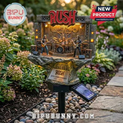 Rush Band 58th Anniversary 1968-2026 Outdoor LED Garden Solar Light