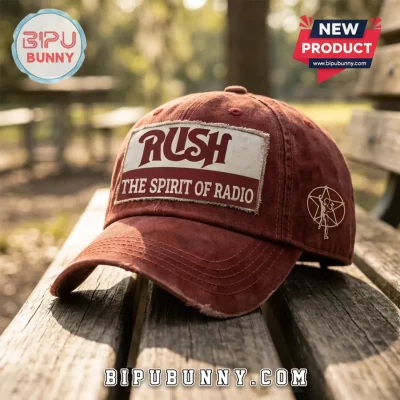 Rush The Spirit of Radio Starman Vintage Washed Red Baseball Cap