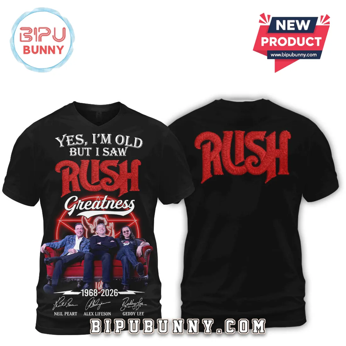 Rush Yes I’m Old But I Saw Greatness 1968-2026 Pullover Hoodie Rush Yes I’m Old But I Saw Greatness 1968-2026 Pullover Hoodie
