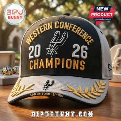 San Antonio Spurs 2026 Western Conference Champions Baseball Cap