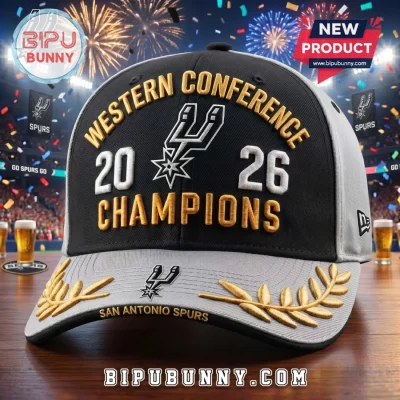 San Antonio Spurs 2026 Western Conference Champions Baseball Cap