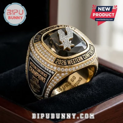 San Antonio Spurs 2026 Western Conference Champions Gold Ring