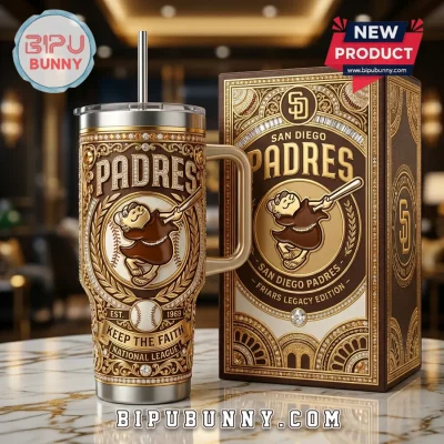 San Diego Padres Luxury Friars Legacy Edition Stanley Tumbler