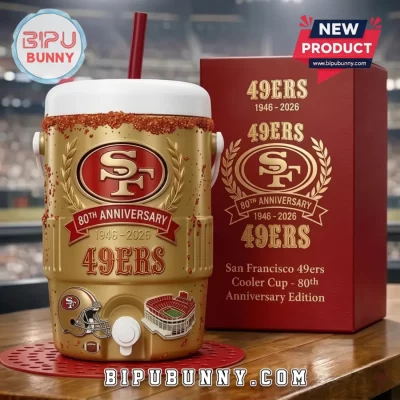San Francisco 49ers 80th Anniversary Commemorative Dugout Cooler Cup