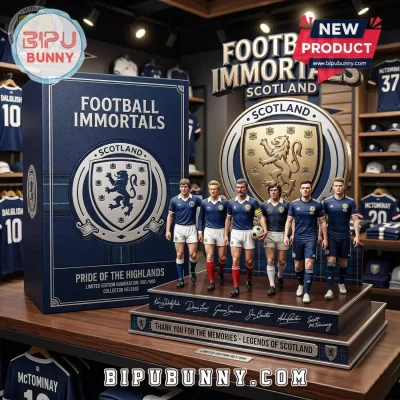 Scotland Football Legends Limited Edition Figurine Display