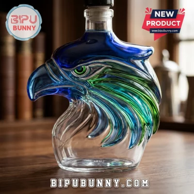Seattle Seahawks Super Bowl LX Champions 2026 Eagle Head Whiskey Decanter
