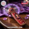 Red gold ornate Selena Quintanilla LED fan! 'SELENA ♥ FOREVER' text glows! Vintage style with roses, 'Queen of Tejano Music'!