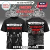 Black Sevendust band tour tee with skeleton riders, motorcycles, 