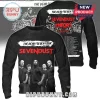 Black Sevendust long sleeve shirt, 'THE DEAD SEVEN TOUR' text, band photo front, back has skeleton bikers, 'SEVENDUST THEORY OF A DEADMAN' tour dates!