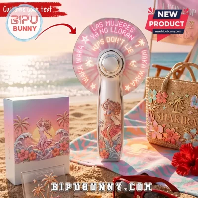 Shakira Latin Pop Tour El Dorado Edition LED Hand Fan