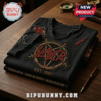 Slayer Band EST 1981 Limited Edition Distressed Shirt