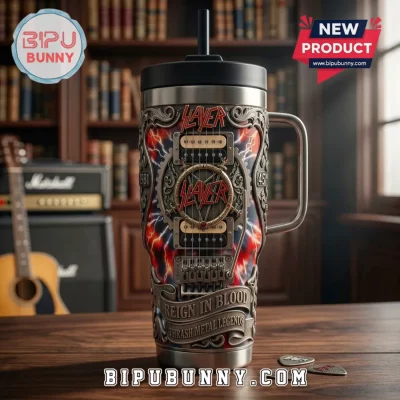 Slayer Reign In Blood Custom Yeti Limited Edition Handle Tumbler