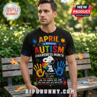 Snoopy Autism Awareness Month Limited Edition Shirt