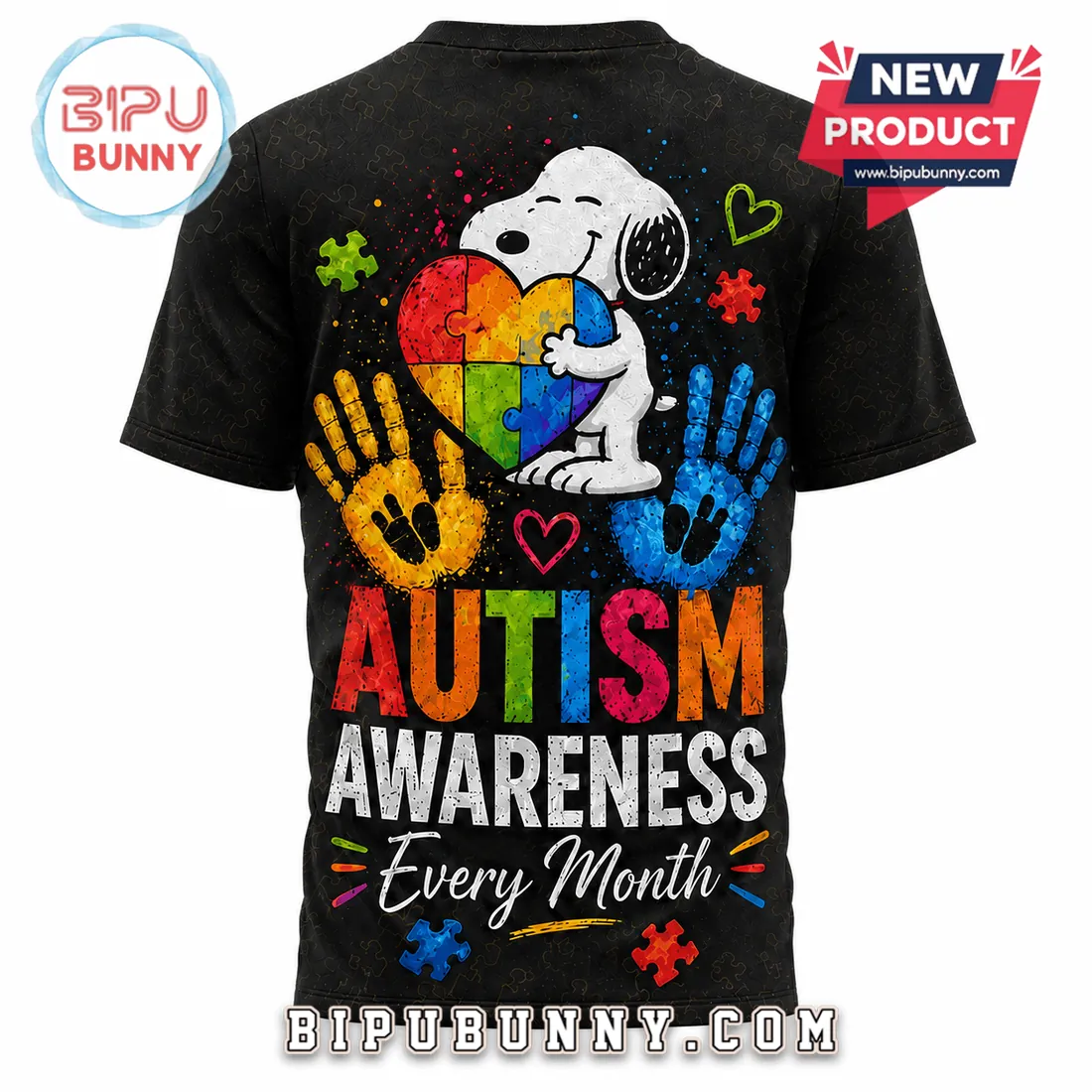 Snoopy Autism Awareness Month Limited Edition Shirt Snoopy Autism Awareness Month Limited Edition Shirt