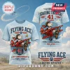 Light blue t-shirt with Snoopy as Flying Ace in red biplane, text reads Flying Ace 41 Years 1985-2026!