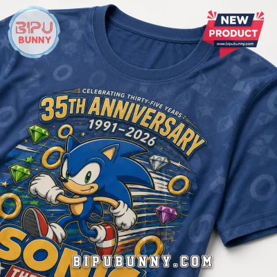 Sonic the Hedgehog 35th Anniversary 1991-2026 Legacy T-Shirt
