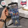 Star Trek tumbler featuring 60 Years of Exploration text with crew looking at a galaxy and the Starfleet delta logo!