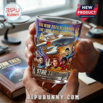 Star Trek 60th Anniversary 1966-2026 Commemorative Whiskey Glass