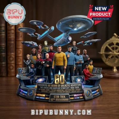 Star Trek 60th Anniversary 2026 Custom Shape Acrylic Plaque