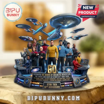 Star Trek 60th Anniversary 2026 Custom Shape Acrylic Plaque