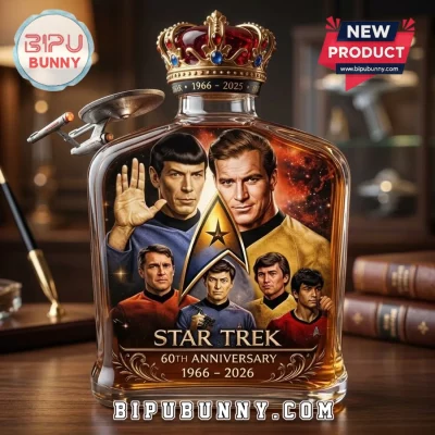 Star Trek 60th Anniversary Limited Edition Whiskey Bottle