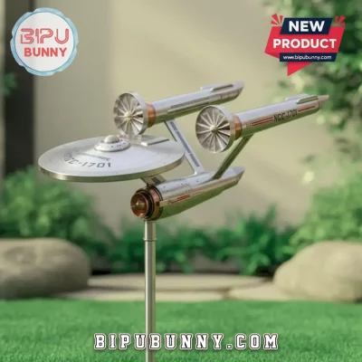 Star Trek Enterprise NCC-1701 Kinetic Metal Garden Wind Spinner