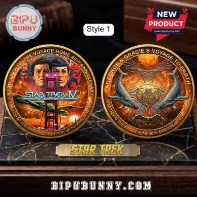 Star Trek IV The Voyage Home 40th Anniversary Coin