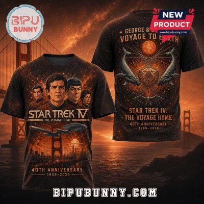 Star Trek IV The Voyage Home 40th Anniversary T-Shirt