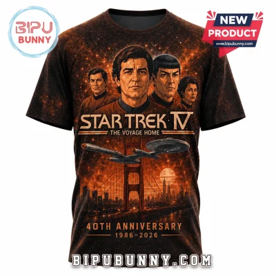 Star Trek IV The Voyage Home 40th Anniversary T-Shirt