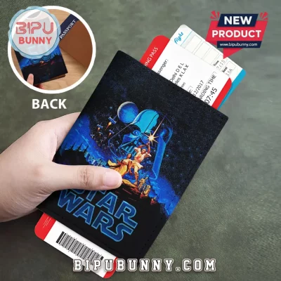 Star Wars 50th Anniversary Leather Travel Passport Cover 2026