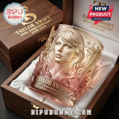 Taylor Swift 20th Anniversary Commemorative Whiskey Glass
