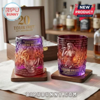 Taylor Swift 20th Anniversary Live Performance Edition Whiskey Glass