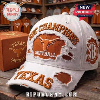 Texas Longhorns SEC Champions Softball Distressed Baseball Cap
