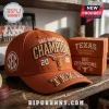 Burnt orange baseball cap features gold white embroidery: SEC SOFTBALL CHAMPIONS 20 26, SEC logo, TEXAS!